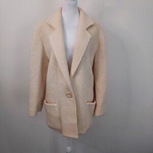 Hilda Ltd Vintage 100% Wool Icelandic Single Button Coat Size Large